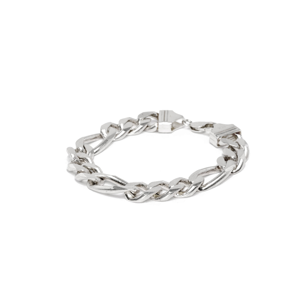 Massives Cuban-Link Silberarmband